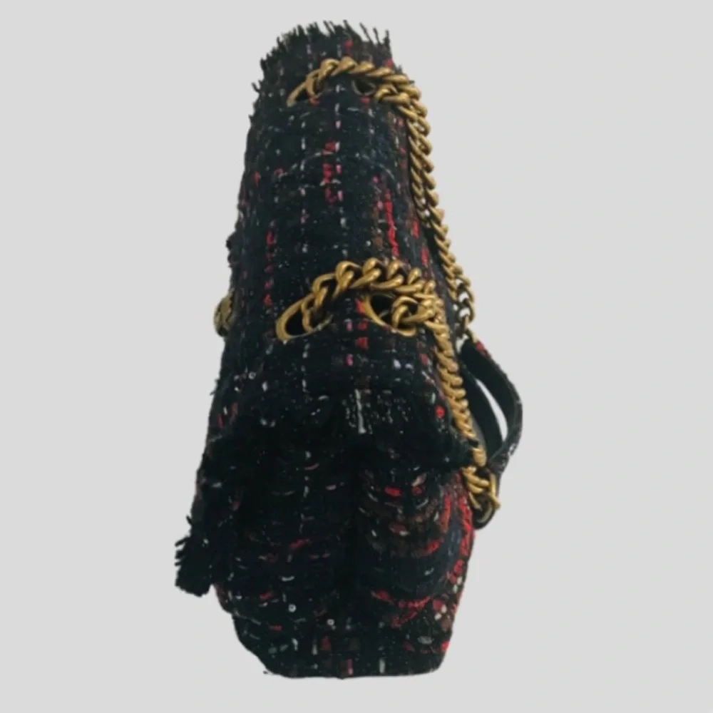 NWT KURT GEIGER LONDON Large Kensington Tweed Shoulder Bag - Picture 7 of 15